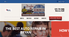 Desktop Screenshot of dukeautomotive.net